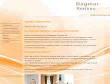 Tablet Screenshot of dagmar-kerleau.de